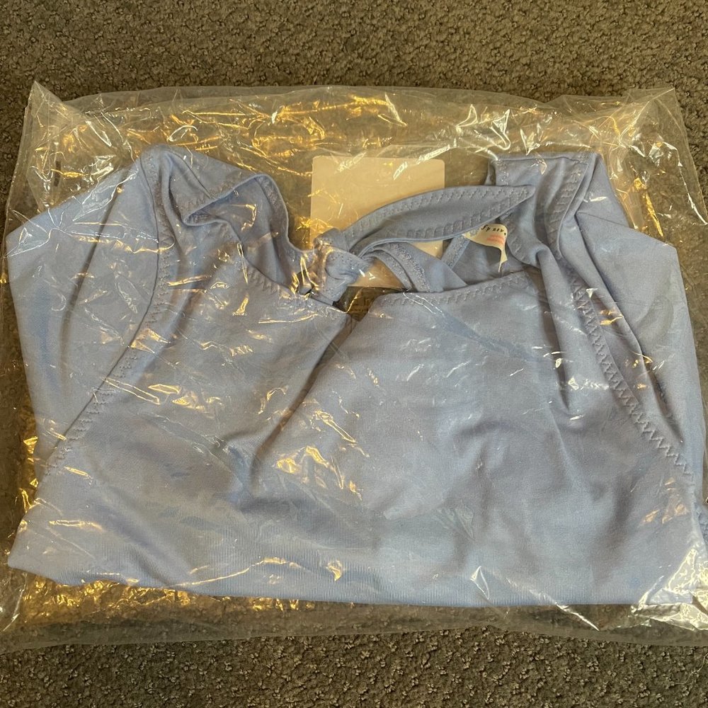 NWT Free People Very Prairie Layer in Corsican Blue - Picture 9 of 12